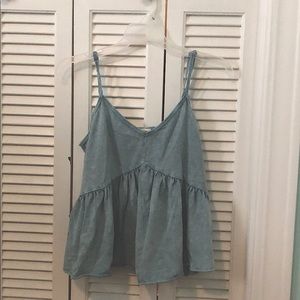 Apricot Lane blue tank top